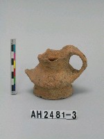 藏品(紅色粗砂雙耳小陶罐)的圖片